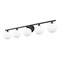 Z-Lite Neoma Vanity, 5-Light, 38.25 In.W x 6.75 In.L x 7.25 In.H, Matte Black/Opal Etched 1100-5V-MB - alternate 5